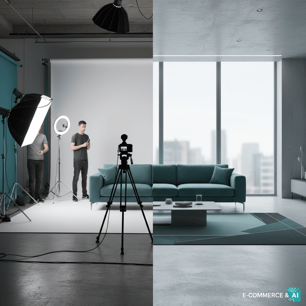 Real vs AI: When to Use Each for Furniture E-commerce
